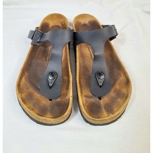 Birkenstock Gizeh Black Women's Sandal, Regular, US 8 EU 39